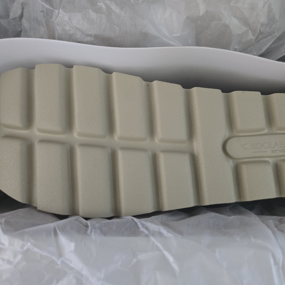 NEW Koolaburra By UGG Tizz Tan Platform Sandals with Velcro Straps Size 8 - Picture 12 of 12